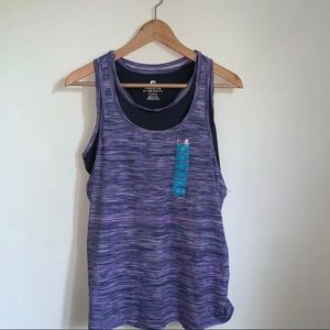 NWOT Free 2 Be Athletic Tank + sports bra
